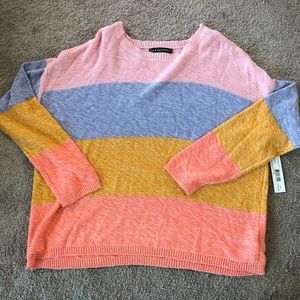 NWT United States of Sweaters block color sweater